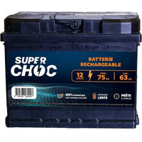 Produktbild von Superchoc Wiederaufladbarer Akku Schwarz aus Kunststoff