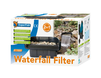 Produktbild von SuperFish 2 in 1 Wasserfall- und Teichfilter inklusive Filtermedien - 1 Stk.