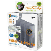 Produktbild von SuperFish Aqua-Flow Crystal Clear Filterkassette für Fische 3er Pack