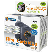 Produktbild von SuperFish Aqua-Flow Crystal Clear Filterkassetten für Fische 100/150 2er Pack