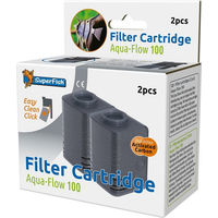 Produktbild von Superfish Aqua-Flow Easy Click Filterkartuschen für Aquaristik 2er Pack