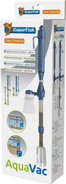 Superfish AquaVac Batteriebetriebener Mulmsauger für Aquarien in Blau und Transparent – Bild 1 von 2