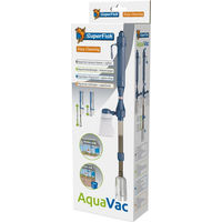 Produktbild von Superfish AquaVac Batteriebetriebener Mulmsauger für Aquarien in Blau und Transparent