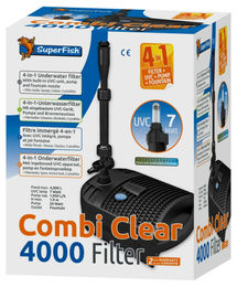 Superfish Combi Clear 4000 Teichfilter-Set mit 7 Watt UVC und Pumpe für Teiche bis 4000 Liter – Bild 1 von 5