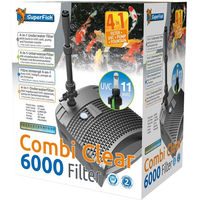 Produktbild von SuperFish Combi Clear 6000 Teichfilter Komplettfiltersystem mit 11 Watt UVC Unterwasserfilter