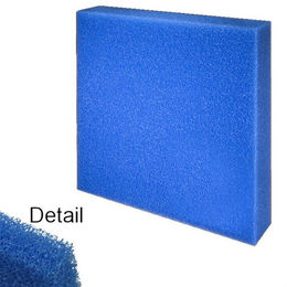 Superfish Filterschaumstoff grob Hamburger Matte für alle Wasserarten 50x50x5cm Blau – Bild 1 von 2