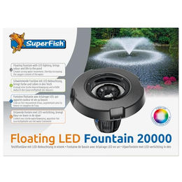 Produktbild von Superfish Floating LED Fountain 20000 Schwimmfontäne für den Teich mit Beleuchtung