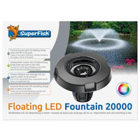 Produktbild von Superfish Floating LED Fountain 20000 Schwimmfontäne für den Teich mit Beleuchtung