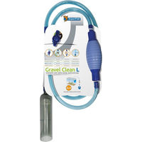 Produktbild von Superfish Gravel Clean L Mulmsauger 2in1 Aquariumreiniger für Fische aus Kunststoff in Blau und Transparent