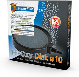 Superfish Hi-Oxy Belüfterscheibe Schwarz 10cm für Fisch, Aquarium und Teich - 10 cm – Bild 1 von 5
