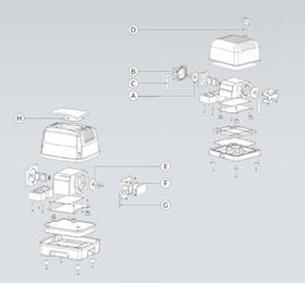 Produktbild von Superfish Koi Flow 30 Ersatzteil Set für Fische