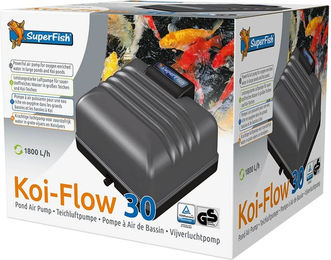 SuperFish Koi-Flow 30 Luftpumpe für den Teich mit 1800 l/h Luftleistung – Bild 1 von 3