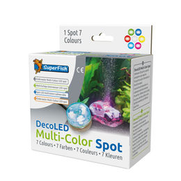 Superfish LED-Spot Multi-Color Bunt LED-Aufsatzleuchte für Süßwasser-Aquarien – Bild 1 von 2