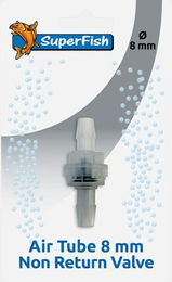 Superfish Luftschlauch 8mm mit Rückschlagventil aus Kunststoff transparent – Bild 1 von 1