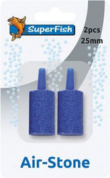 SuperFish Luftstein Zylinder für Fische 2er Pack Blau – Bild 1 von 2