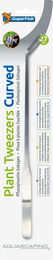 SuperFish Pflanzpinzette aus Edelstahl gebogen 27cm Silber – Bild 1 von 2