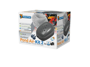 Produktbild von SuperFish Pond Air Kit 2 Luftpumpen-Set für den Teich mit 240 l/h