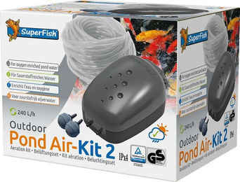 Superfish Pond Air Kit 2 Teichbelüftungsset mit 240 Liter/Stunde Luftleistung - 30 l – Bild 1 von 8