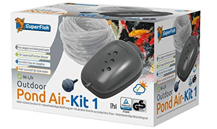 Superfish Pond Air-Kit Belüftungsset für Koiteiche mit 96 Liter/Stunde - 20 x 2000 g – Bild 1 von 5