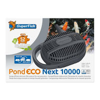 Produktbild von Superfish Pond Eco Next 10000 Energieeffiziente Teichpumpe mit 9200 l/h Förderleistung und 52 Watt