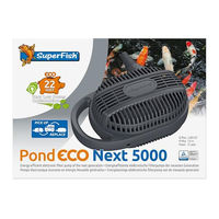 Produktbild von Superfish Pond Eco Next 5000 Energieeffiziente Teichpumpe mit 5000 l/h und 22 Watt