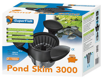 Superfish Pond Skim 3000 Schwimmender Teichskimmer mit Pumpe für Teiche bis 40m2 – Bild 1 von 5