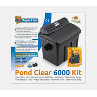 Produktbild von Superfish PondClear 6000 Teichfilter Set mit 7 W UVC und Pumpe für Teiche bis 6000 Liter