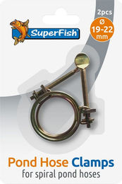 SuperFish Schlauchklemmen für Teichschläuche 19-22mm 2 Stück – Bild 1 von 2