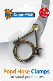 SuperFish Schlauchklemmen für Teichschläuche 30-34mm 2er Pack – Bild 1 von 2