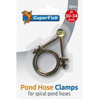 Produktbild von SuperFish Schlauchklemmen für Teichschläuche 30-34mm 2er Pack