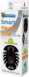 SuperFish Smart Heater 55 Watt Heizer mit Thermometer für Fische in Schwarz - 55 Stk. – Bild 1 von 2