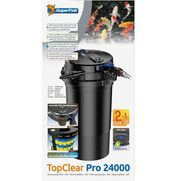 Produktbild von Superfish Teich Druckfilter TopClear PRO 24000 mit 24W UVC