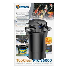 Produktbild von Superfish Teich Druckfilter TopClear PRO 36000 mit 55W UVC