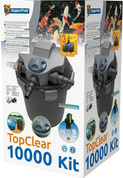 Superfish TopClear 10000 Druckfilter Set für Teiche mit 9 Watt UVC und Teichpumpe – Bild 1 von 5