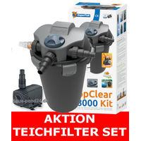 Produktbild von Superfish TopClear Kit 18000 Teich Druckfilter Set mit 18W UVC und Pumpe für Teiche bis 18000 Liter