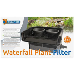 Superfish Wasserfall Pflanz-Teichfilter aus Kunststoff in Schwarz – Bild 1 von 2