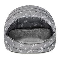 Produktbild von SuperKissen24 Hundehütte und Katzenhöhle Indoor Grau Wasserdicht 61x45x41 cm