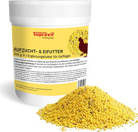 Supravit Aufzucht- und Eifutter für Hühner mit Vitaminen und Mineralstoffen 1 kg – Bild 1 von 2