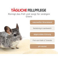 Produktbild von Supravit Badesand für Chinchilla, Hamster und Degu zur Fellpflege 5kg