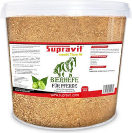Supravit Bierhefe Pulver 2kg Ergänzungsfutter für Pferde zur Unterstützung von Verdauung, Haut, Fell und Hufen – Bild 1 von 5