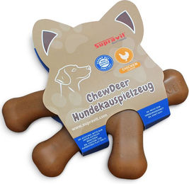 Supravit ChewDeer Hundekauspielzeug aus Nylon mit Huhn und Rind in Braun – Bild 1 von 4