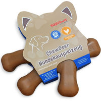 Produktbild von Supravit ChewDeer Hundekauspielzeug aus Nylon mit Huhn und Rind in Braun