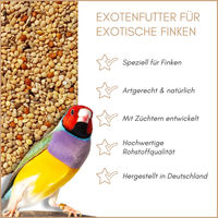 Produktbild von Supravit Exotenfutter Mischfutter für Prachtfinken und Zebrafinken 2,5 kg