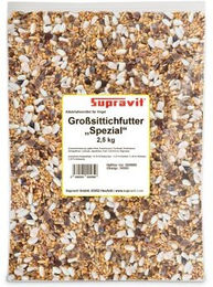 Supravit Großsittiche Spezial Hauptfutter für Papageien ohne Sonnenblumenkerne 2,5 kg – Bild 1 von 10