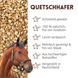 Supravit Hafer gequetscht Walzhafer Ergänzungsfutter für Pferde und Ponys 20kg – Bild 1 von 11