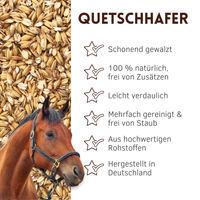 Produktbild von Supravit Hafer gequetscht Walzhafer Ergänzungsfutter für Pferde und Ponys 20kg