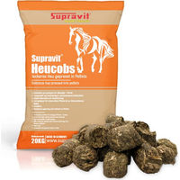 Produktbild von Supravit Heucobs Pferdefutter für Senior Pferde als staubfreie Heu-Pellets ohne tierisches Protein 20 kg