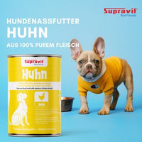 Produktbild von Supravit Hund Nassfutter Huhn Stückchen Getreidefrei 6 x 820g - 6 x 820 g