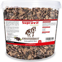 Produktbild von Supravit Johannisbrot 2kg Naturreines Carob Pferdefutter als Verdauungshilfe und Leckerli