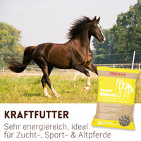 Produktbild von Supravit Maiscobs Pferdeergänzungsfutter Kraftfutter zur Unterstützung von Sport und Leistung 20 kg
